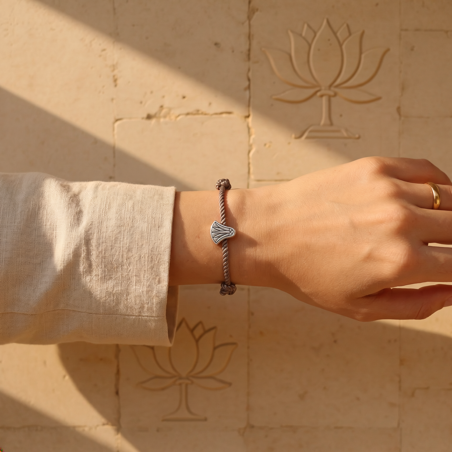 Lotus Cord Bracelets