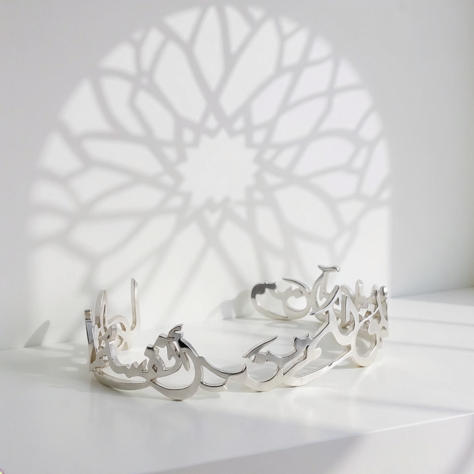 Custom Calligraphy Open Cuff Bangle