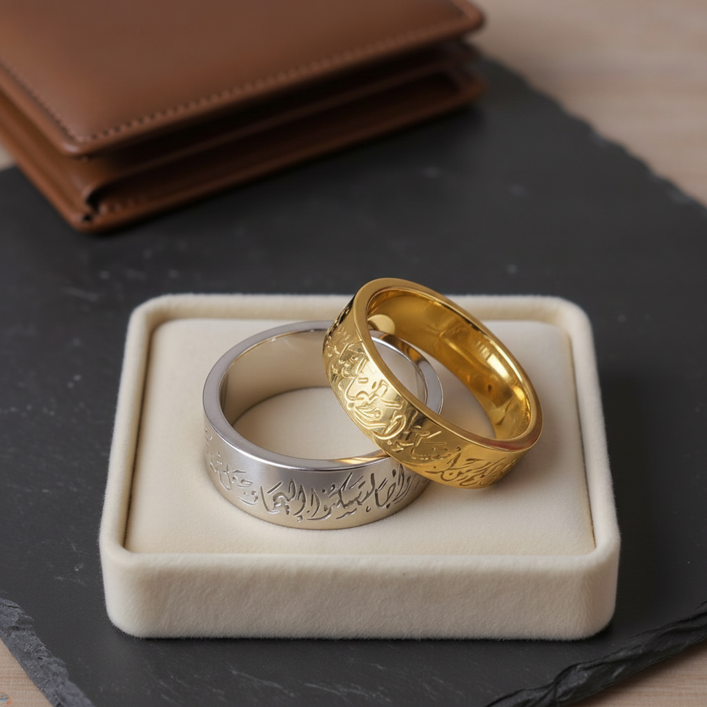 Calligraphy Band Ring