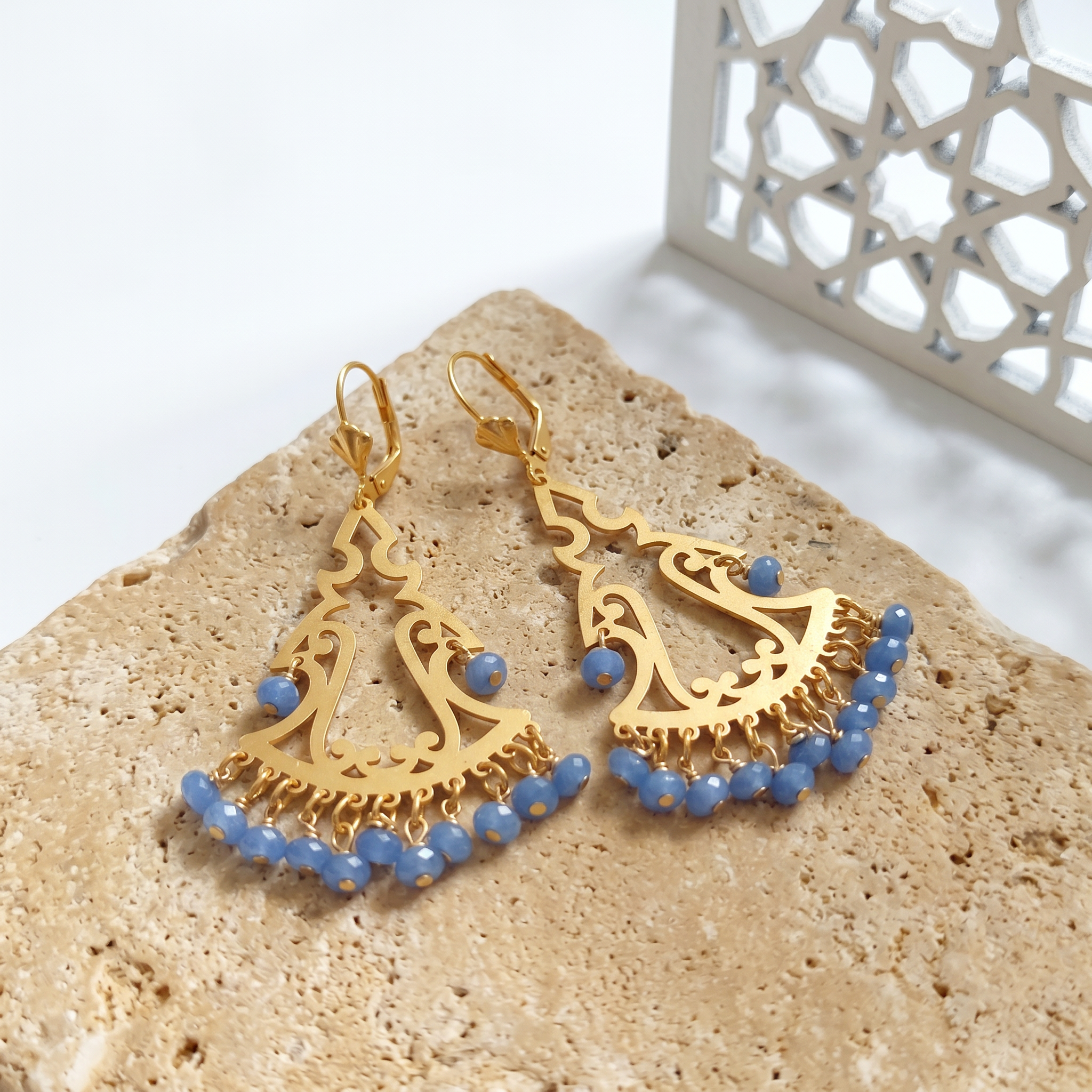 Heritage Chandelier Drop Silver Earrings