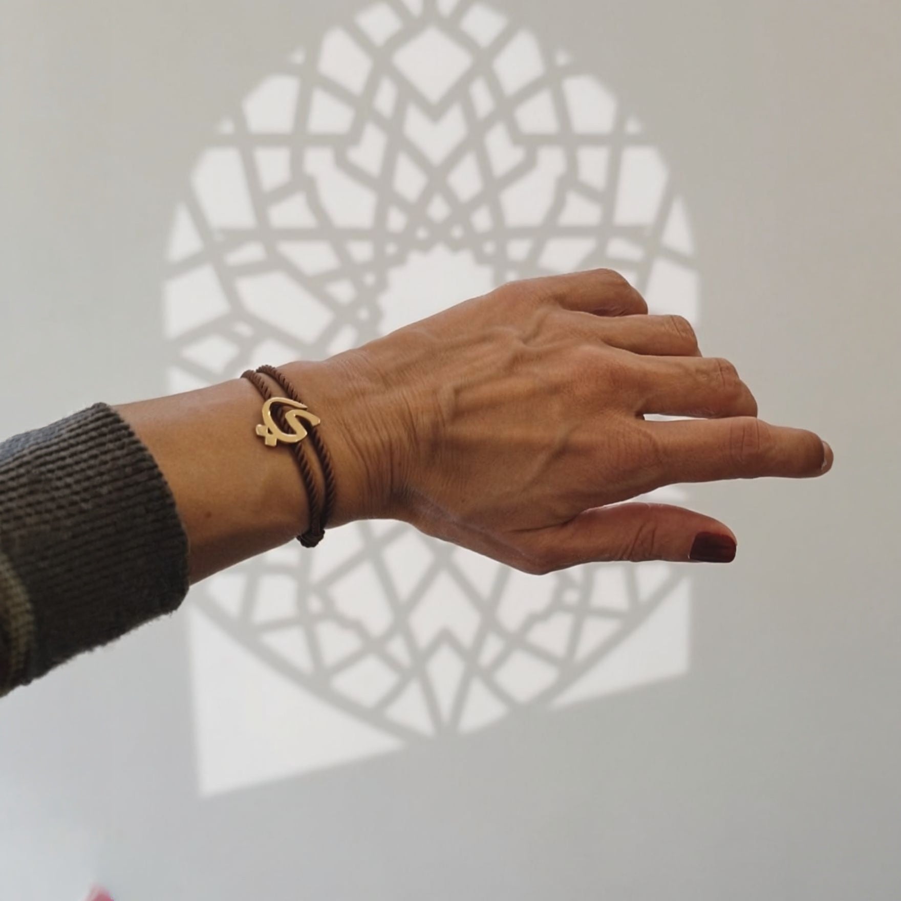 Calligraphy Horoof Cord Wrap