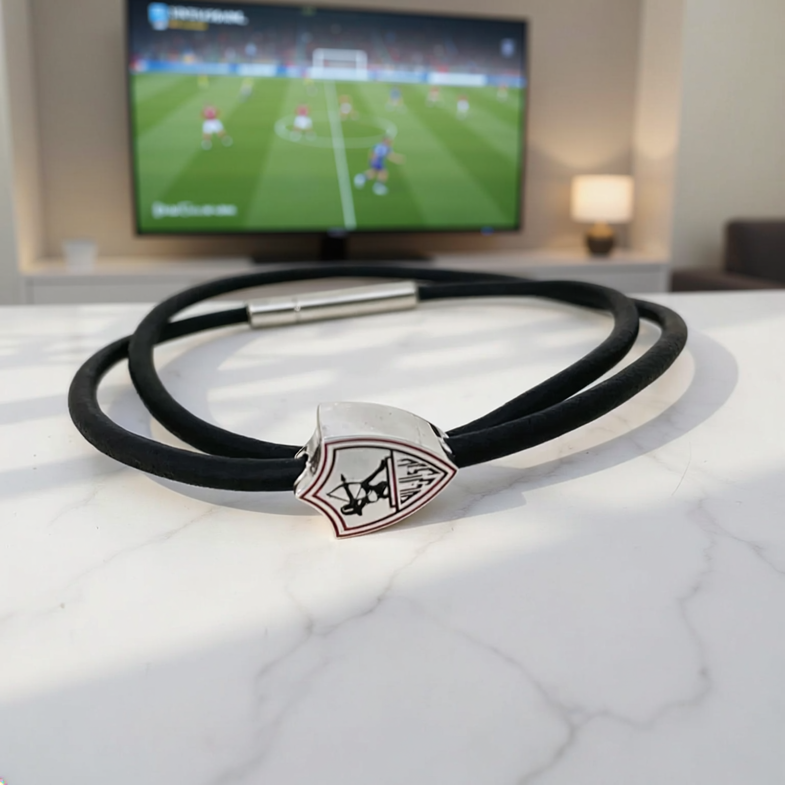 Zamalek SC Fan Genuine Leather Wrap Bracelet