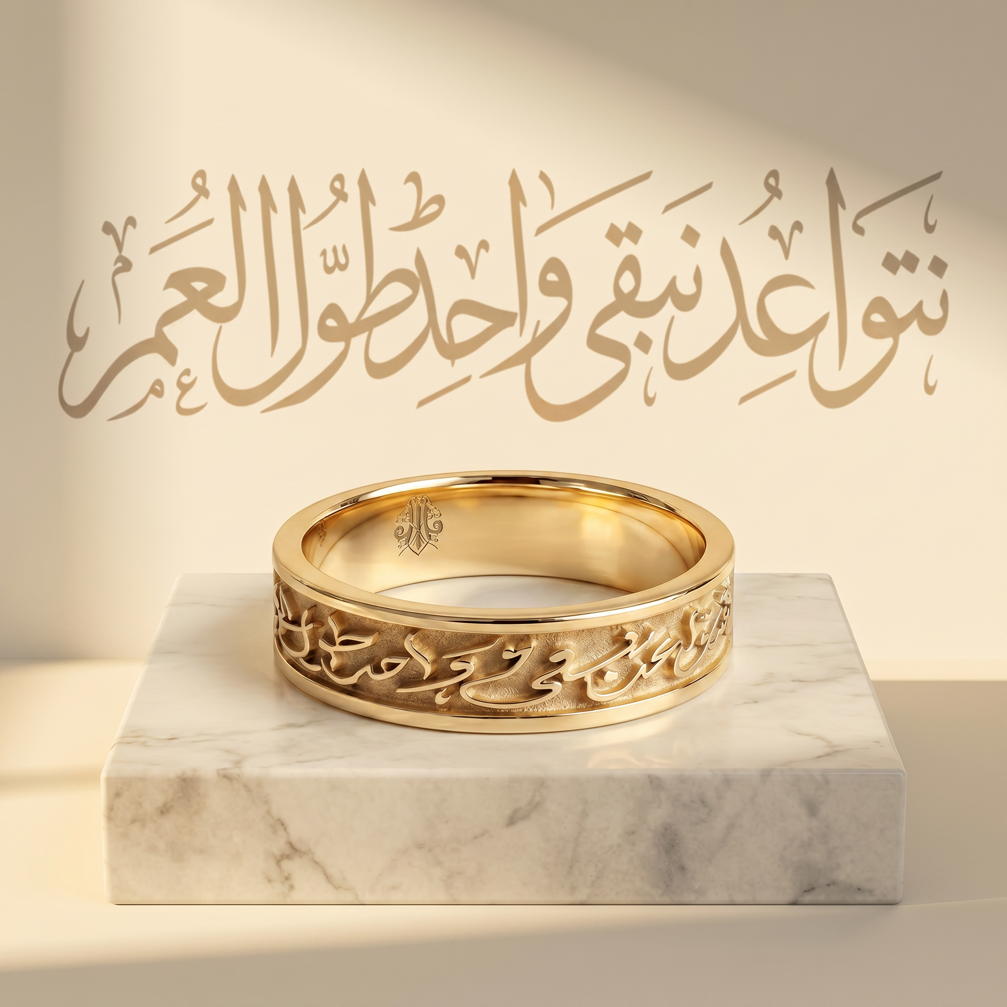خاتم الحدود بالخط البارز