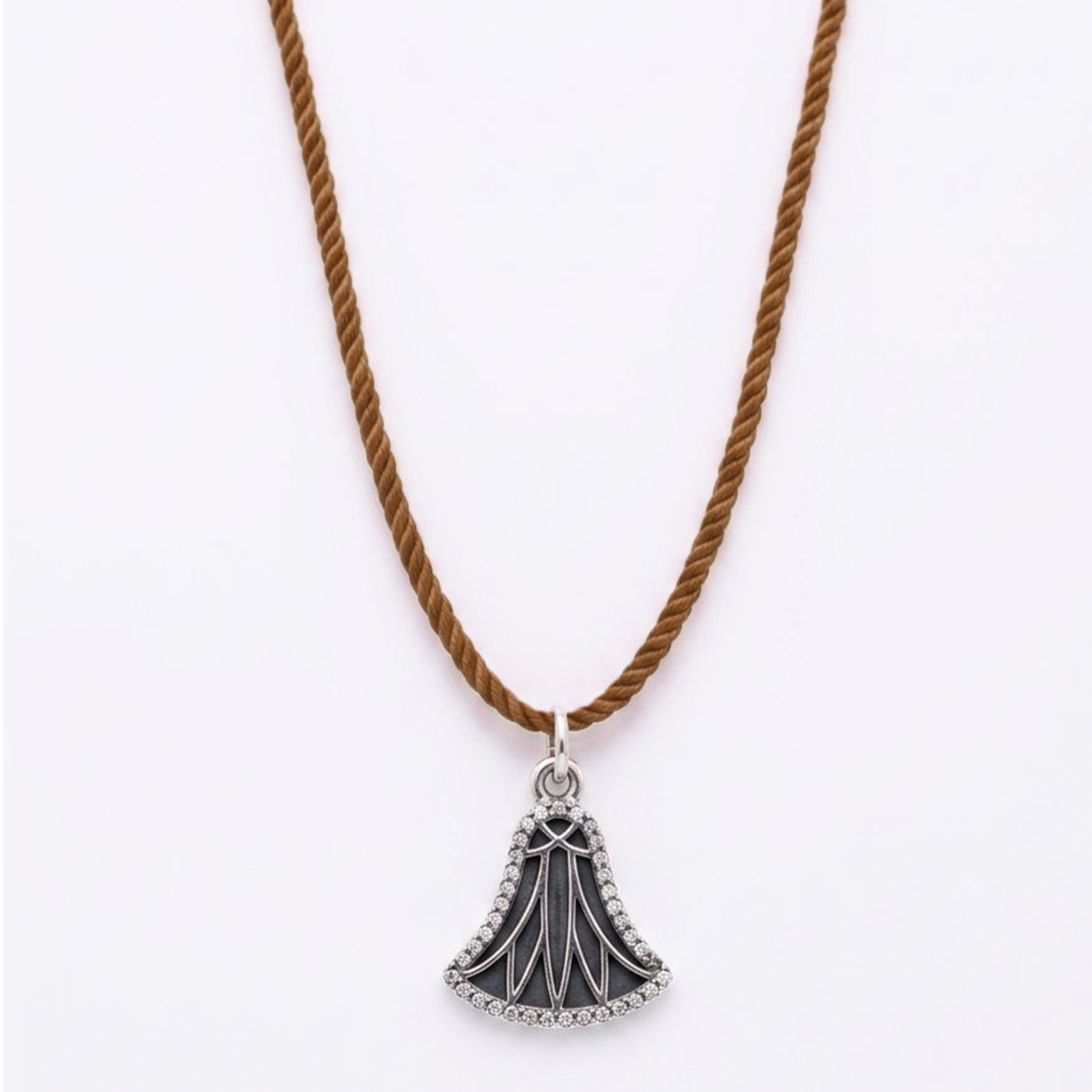 Lotus Noir Necklace with Cord