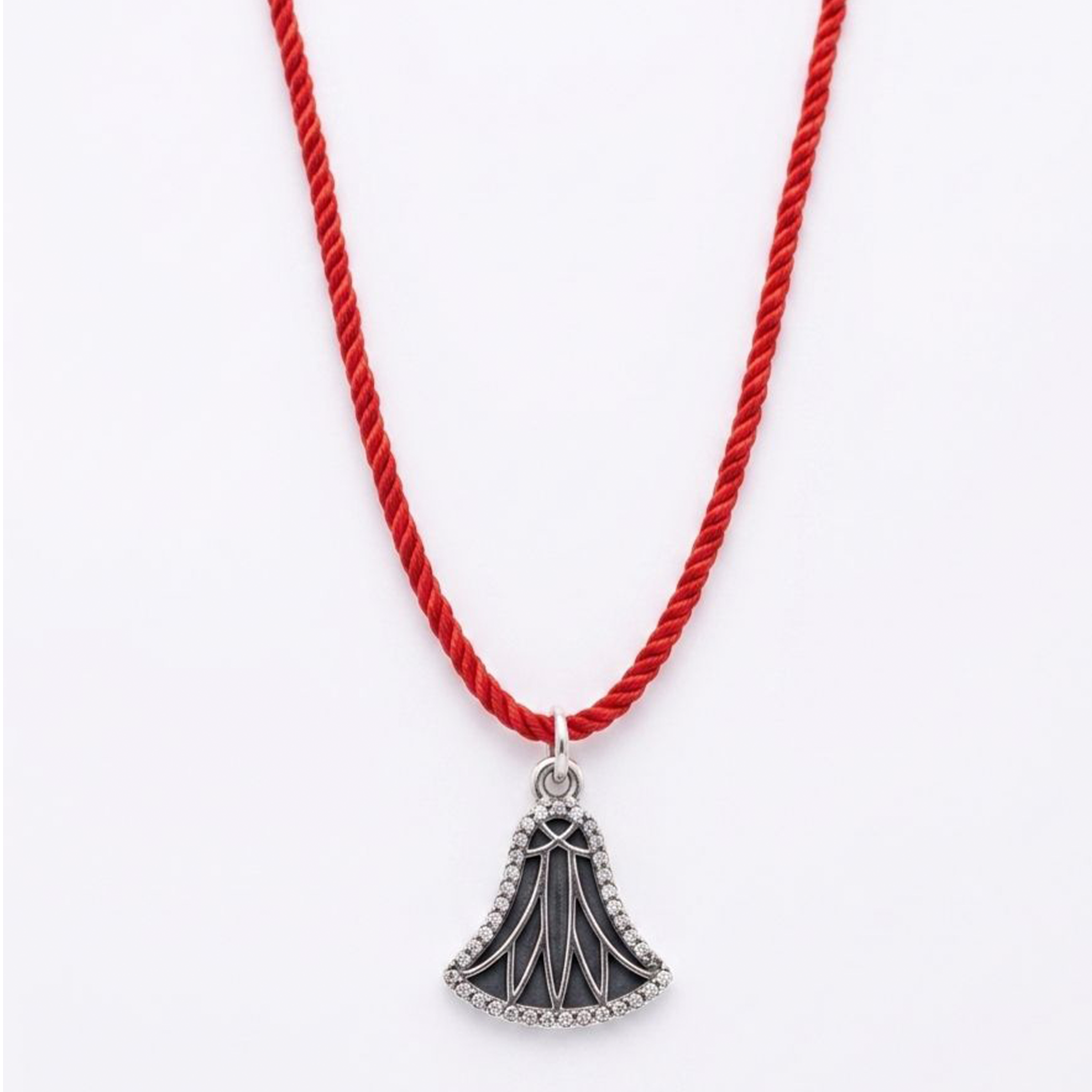 Lotus Noir Necklace with Cord