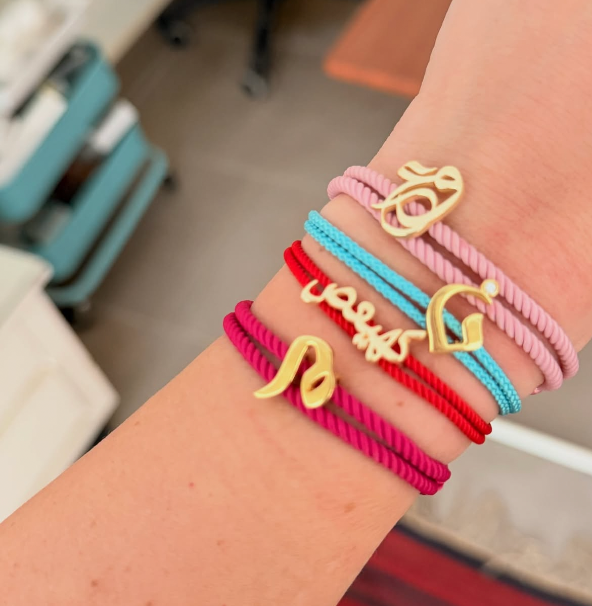Calligraphy Horoof Cord Wrap