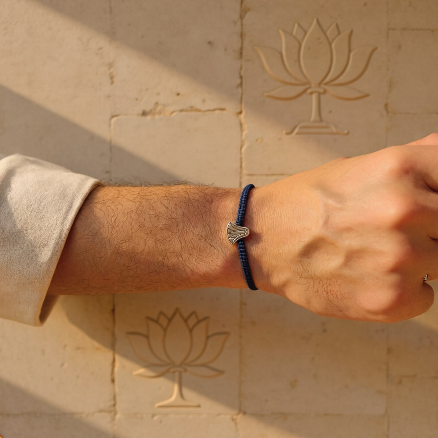 Mini Lotus Woven Cord Bracelets